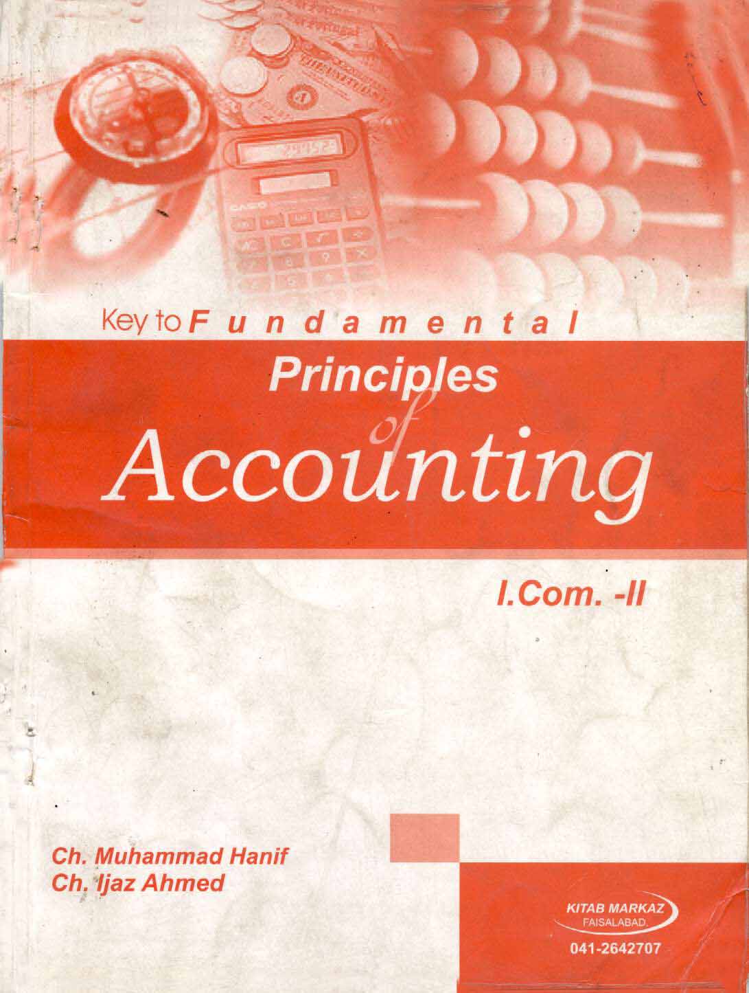 Principles of Accounting I.Com