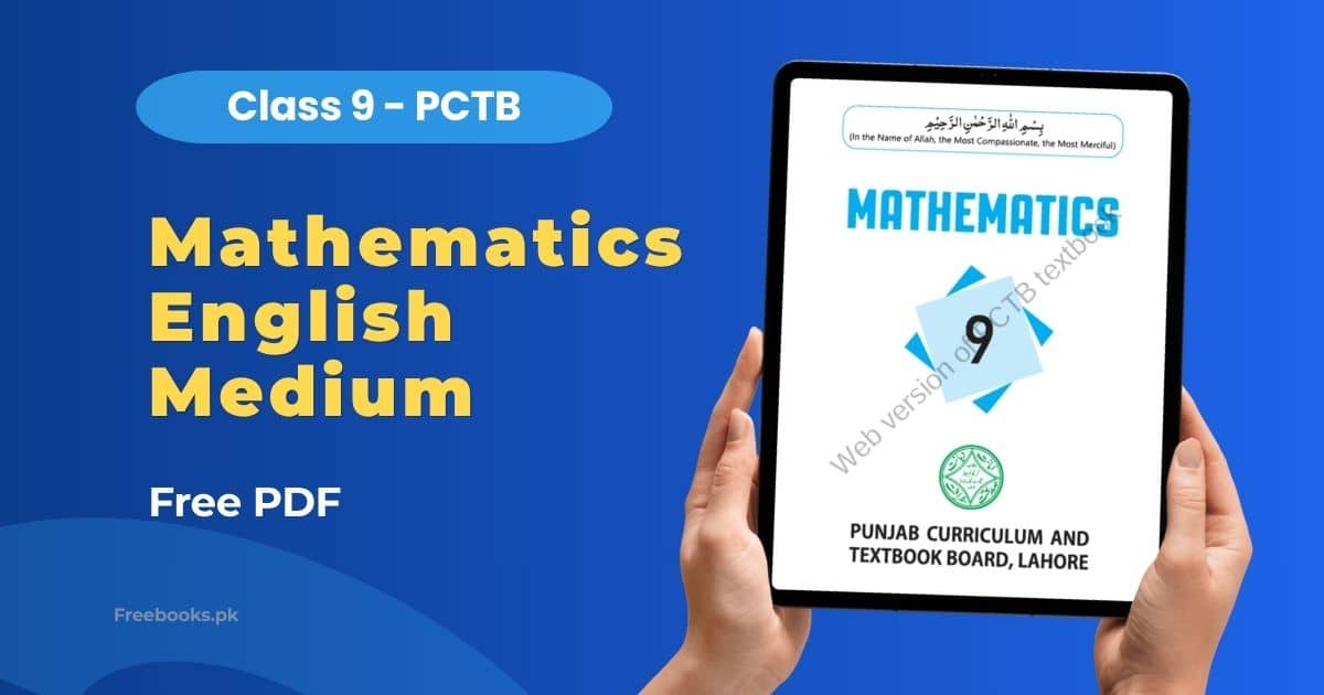 9th Class Mathematics English Medium PCTB