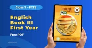 English Book III Class 11 PDF PCTB