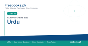 10th Class Urdu Pairing Scheme 2026 Punjab Boards PDF Download - freebooks.pk