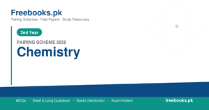 2nd Year Chemistry Pairing Scheme 2026 Punjab Boards PDF Download - freebooks.pk