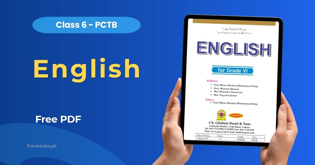 English Class 6 PDF Download Punjab Board