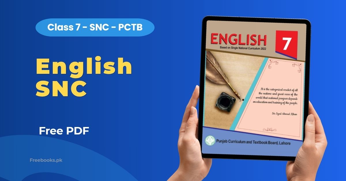 English Class 7 SNC PDF Punjab Board