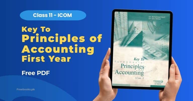 Key to Principles of Accounting ICOM Part 1 PDF Download – Punjab Board