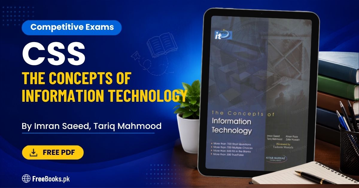 The Concepts of Information Technology Book PDF