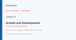 Chapter 19: Growth and Development - Biology 2nd Year Notes (Freebooks.pk)