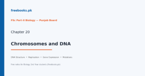 Chapter 20: Chromosomes and DNA - Biology 2nd Year Notes (Freebooks.pk)