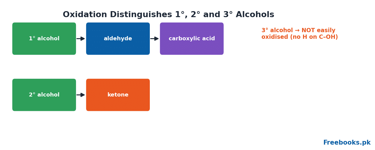 Chemistry 2nd Year Chapter 11 – Oxidation distinguishes alcohols (Freebooks.pk)