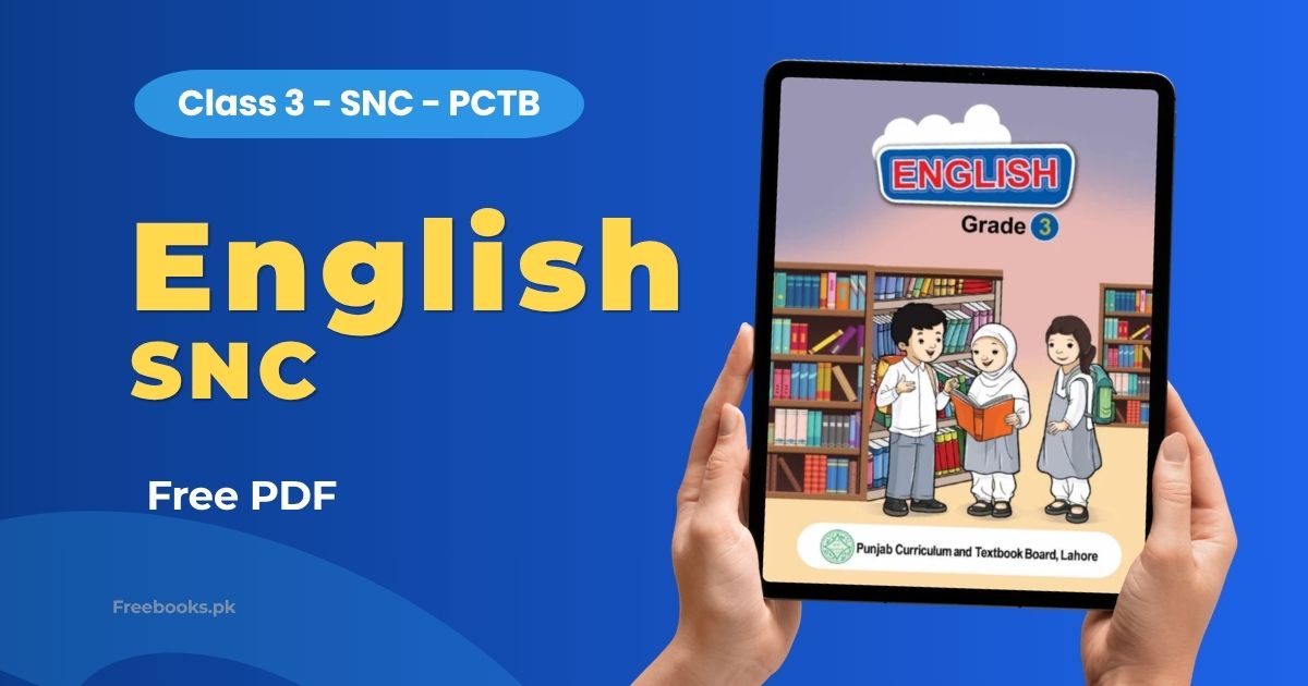 English Class 3 SNC PDF Download Freebooks.pk