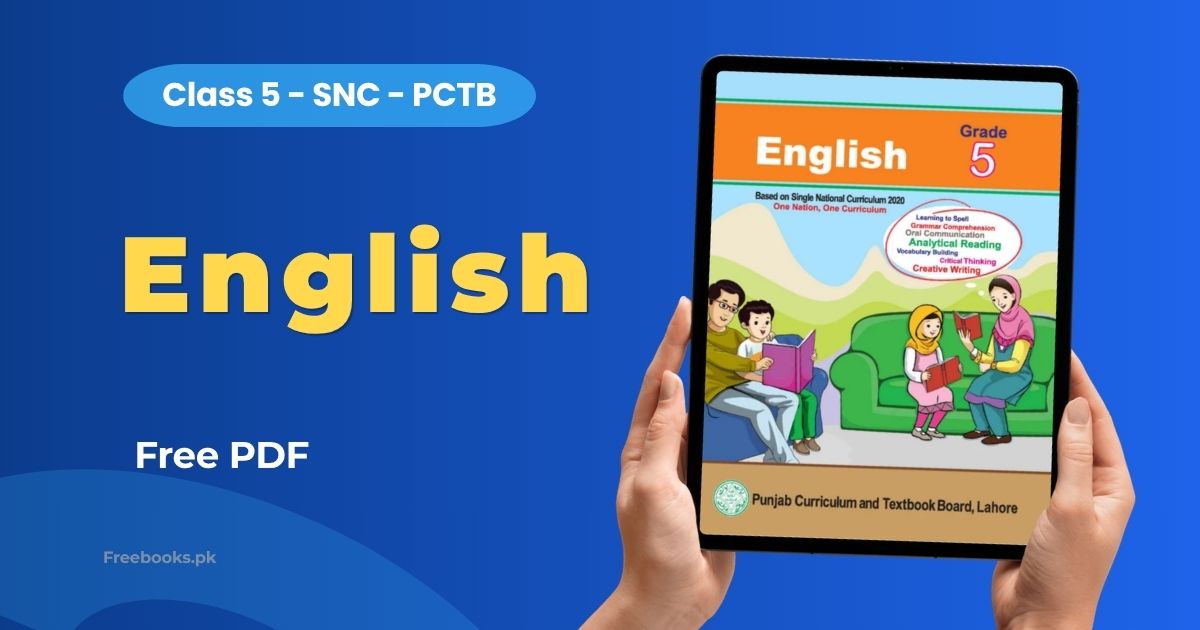 English Class 5 SNC PDF Download Freebooks.pk