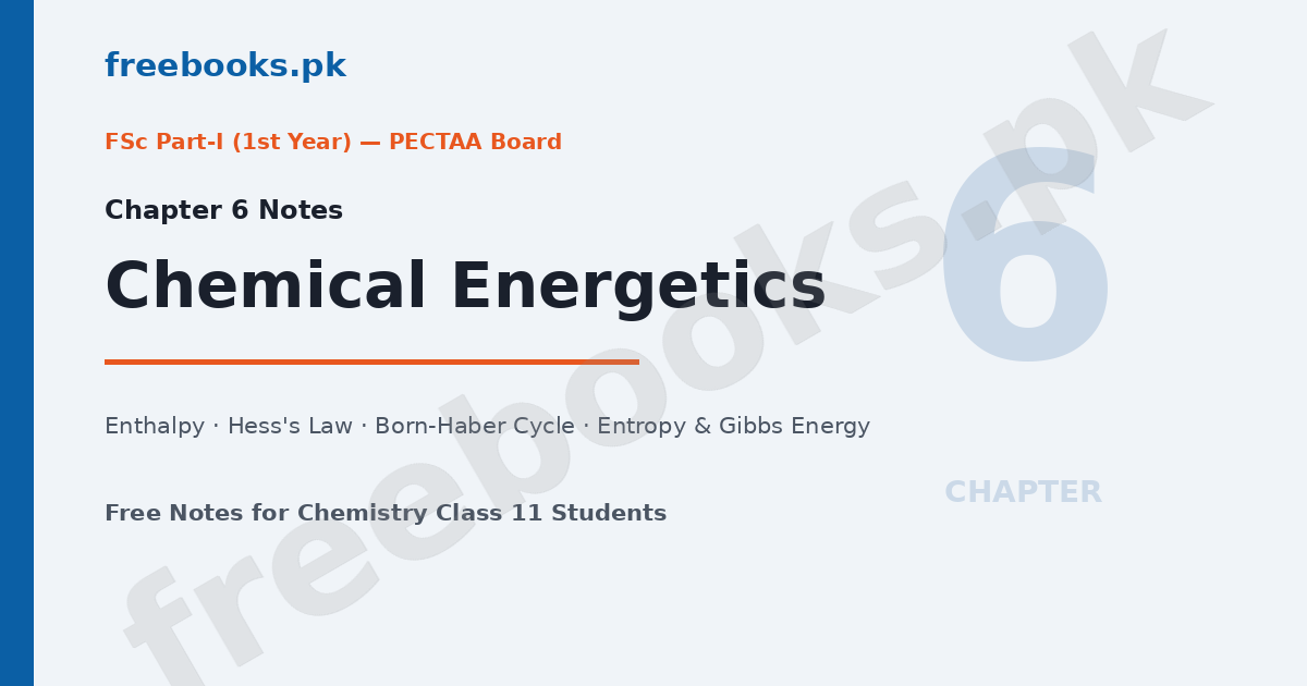 Chemistry Class 11 Chapter 6 Chemical Energetics notes featured image