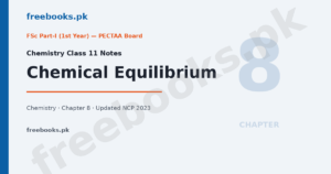 Chemistry Class 11 Chapter 8 Chemical Equilibrium notes featured image