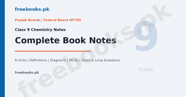 Chemistry Class 9 notes