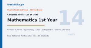 Mathematics Class 11 Complete Notes