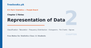 Statistics Class 11 Chapter 2 Representation of Data - freebooks.pk
