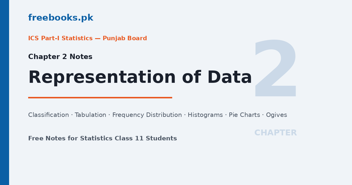 Statistics Class 11 Chapter 2 Representation of Data - freebooks.pk