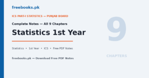 Statistics 1st Year Complete Notes - Featured Image