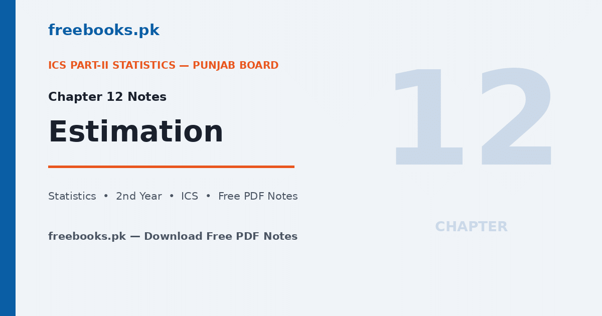 Statistics 2nd Year Chapter 12 Featured Image