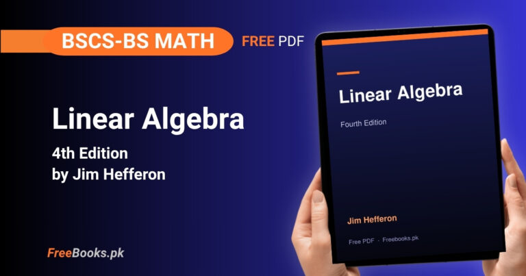 Home 2 Linear Algebra by Jim Hefferon PDF Download (4th Edition) β BS Math/BSCS