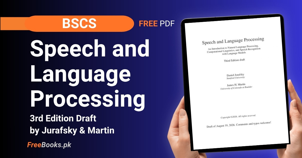 Speech and Language Processing PDF Download – Jurafsky & Martin (3rd Edition Draft) Freebooks.pk