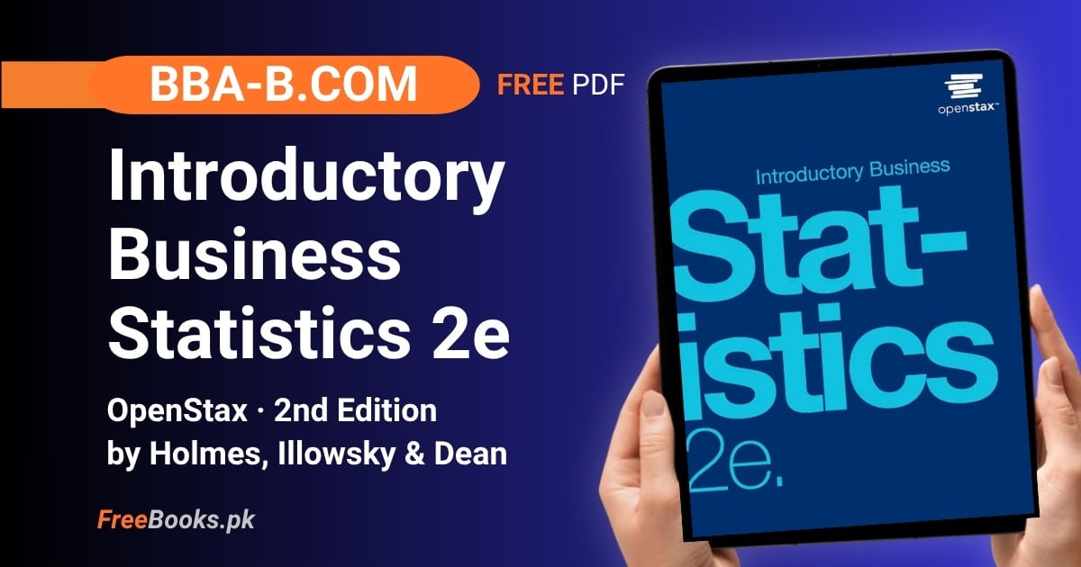 Introductory Business Statistics PDF Download – OpenStax (2nd Edition) BBA/Commerce Freebooks.pk