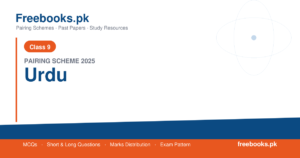 9th Class Urdu Pairing Scheme 2025 chart for Punjab Boards - freebooks.pk